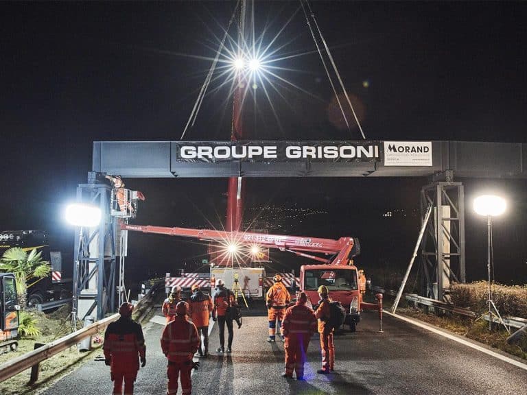 DGMR Vaud - Passerelle piétonne sur autoroute A9