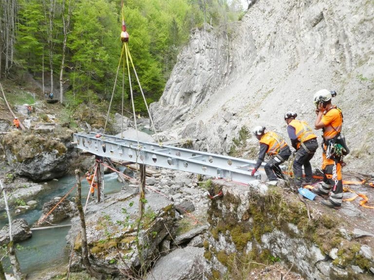 Passerelle de la Jogne - Broc