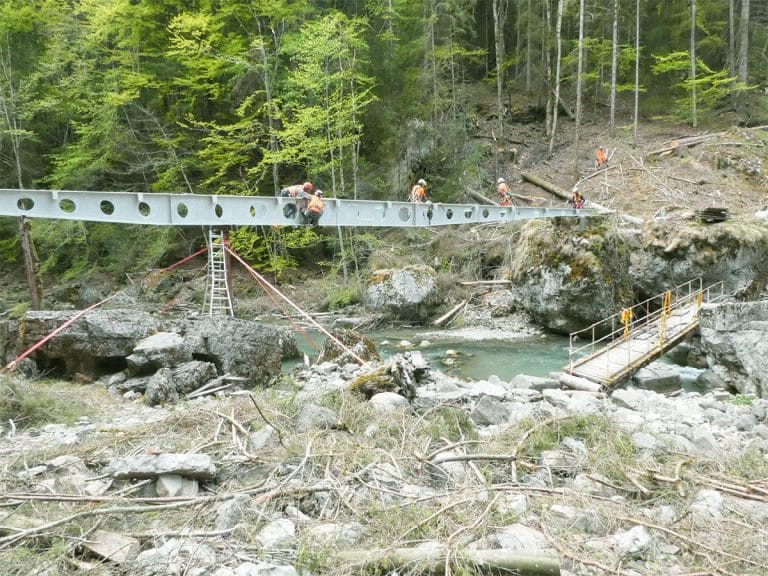 Passerelle de la Jogne - Broc