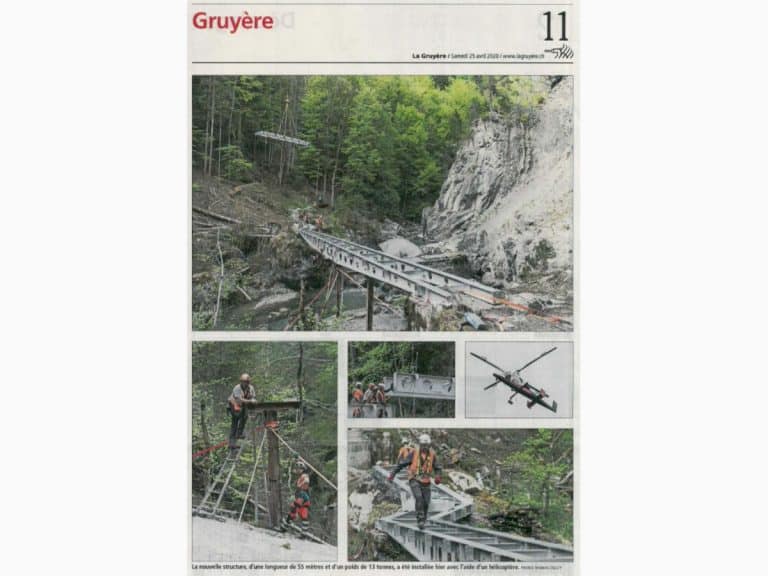 Passerelle de la Jogne - Broc