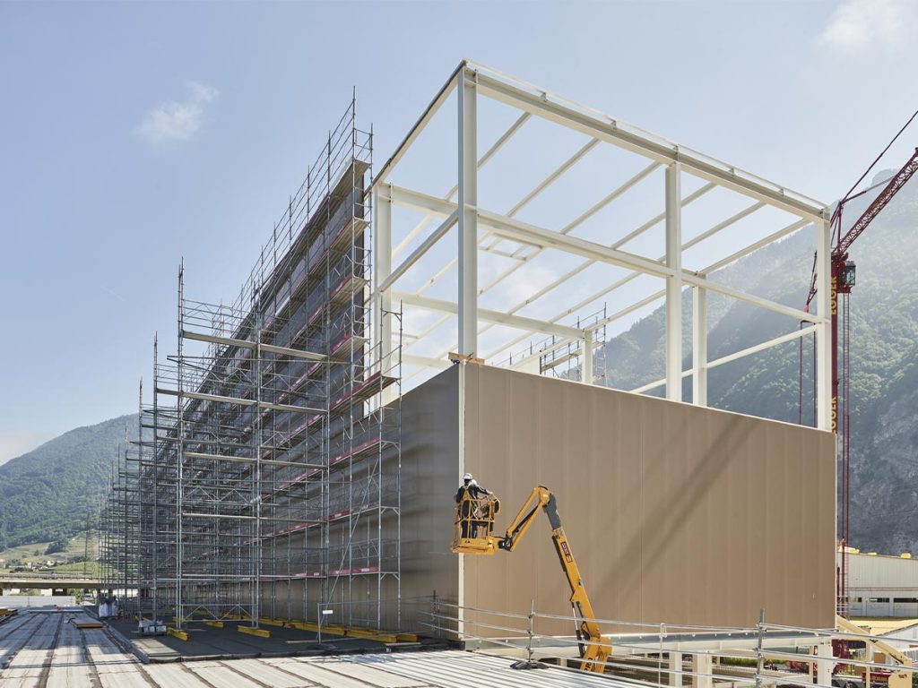 Construction du centre VT à Villeneuve