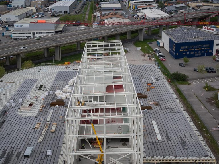 Construction du centre VT à Villeneuve