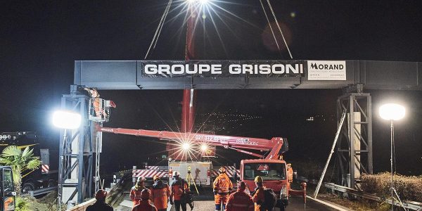 DGMR Vaud - Passerelle piétonne sur autoroute A9